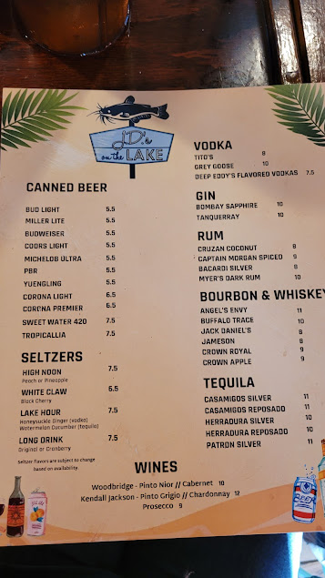 Menu Jds On The Lake - 6