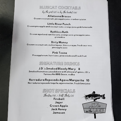 Menu Jds On The Lake - 8