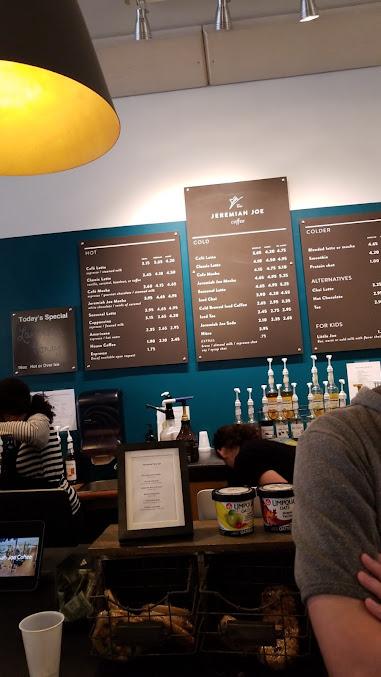 Menu Jeremiah Joe Coffee Downtown Ottawa - 0