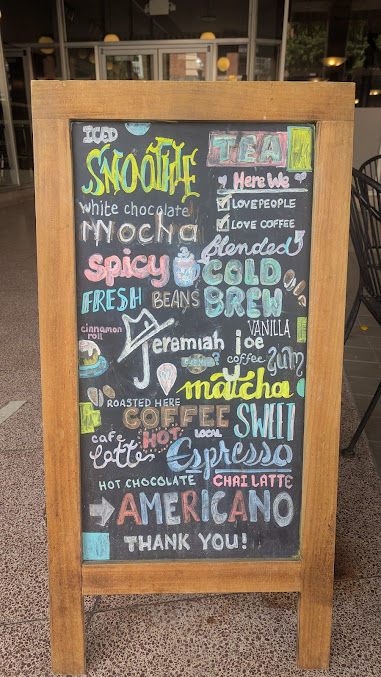 Menu Jeremiah Joe Coffee Downtown Ottawa - 4