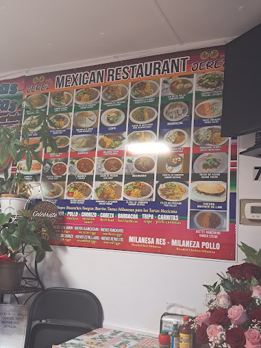 Menu Jerez Mexican Restaurant - 1