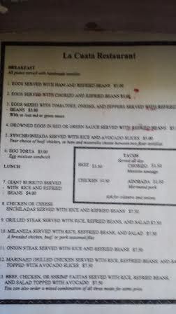 Menu Jerez Mexican Restaurant - 5