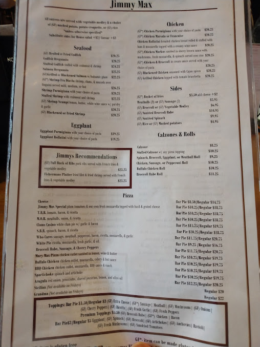 Menu Jimmy Max - 1