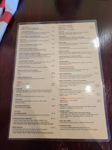 Menu Jimmy Thai/Ramen Time - 0