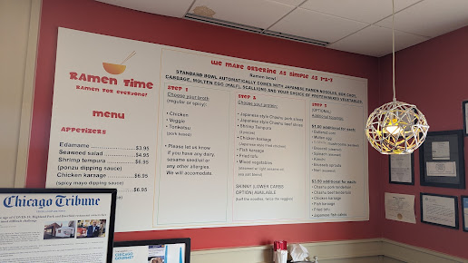 Menu Jimmy Thai/Ramen Time - 2