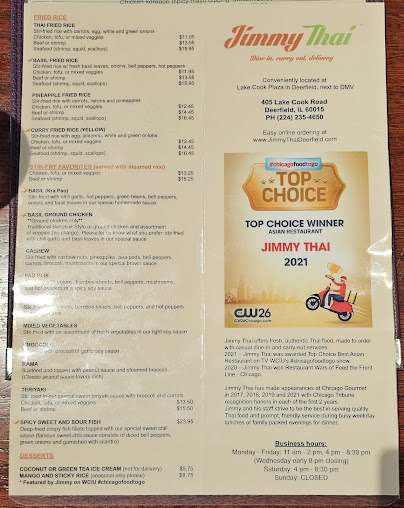Menu Jimmy Thai/Ramen Time - 7