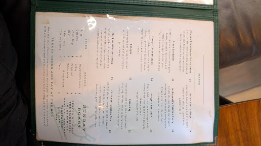 Menu Jimmys Bar & Restaurant - 0