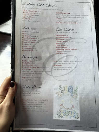 Menu Jim's On Main - 2