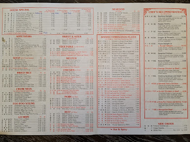 Menu Jin Jin Chinese Restaurant - 4