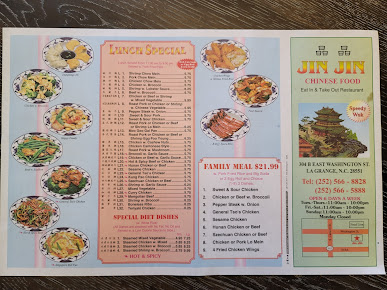 Menu Jin Jin Chinese Restaurant - 6