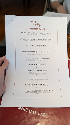 Menu Jizakana - 1