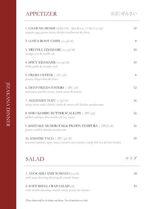 Menu Jizakana - 3