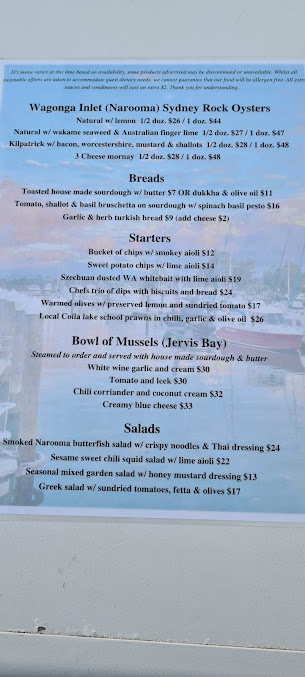 Menu Jj's At The Marina - 2