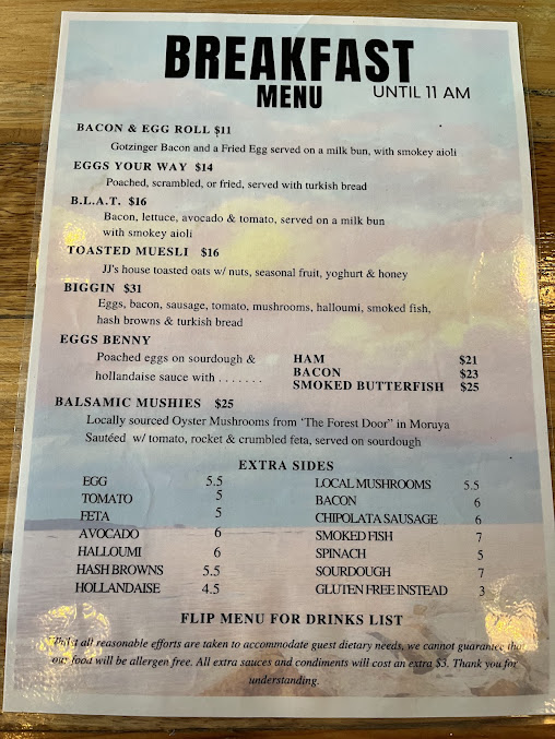 Menu Jj's At The Marina - 5