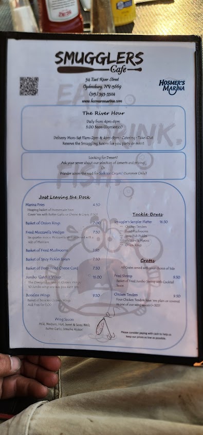 Menu Jjs On The River - 2