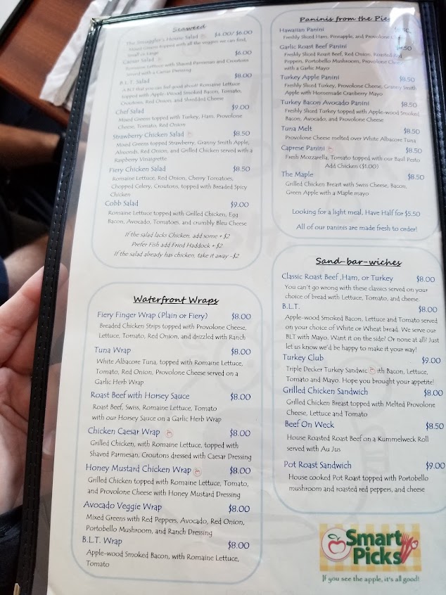 Menu Jjs On The River - 4