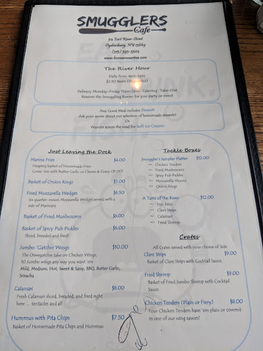 Menu Jjs On The River - 5