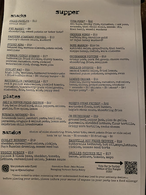 Menu Jm Curley - 5