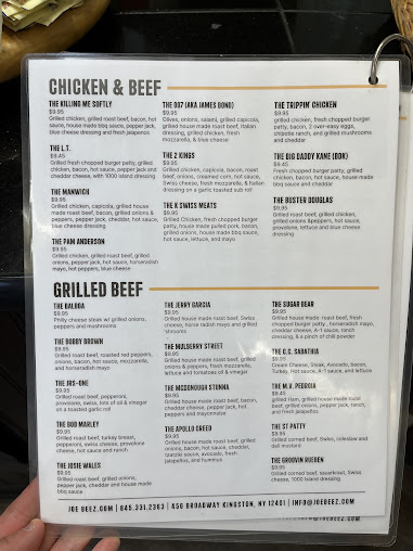 Menu Joe Beez - 8
