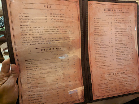 Menu Joe & Pat's Pizzeria & Restaurant - 0