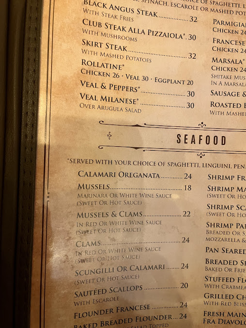 Menu Joe & Pat's Pizzeria & Restaurant - 3