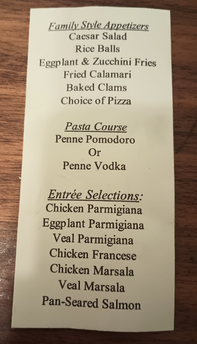 Menu Joe & Pat's Pizzeria & Restaurant - 4