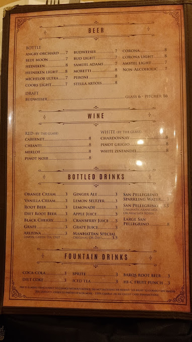 Menu Joe & Pat's Pizzeria & Restaurant - 7