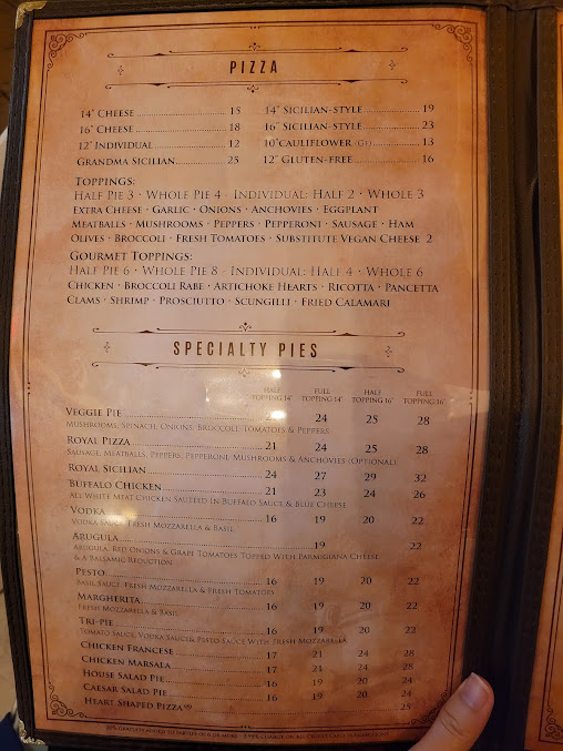 Menu Joe & Pat's Pizzeria & Restaurant - 8