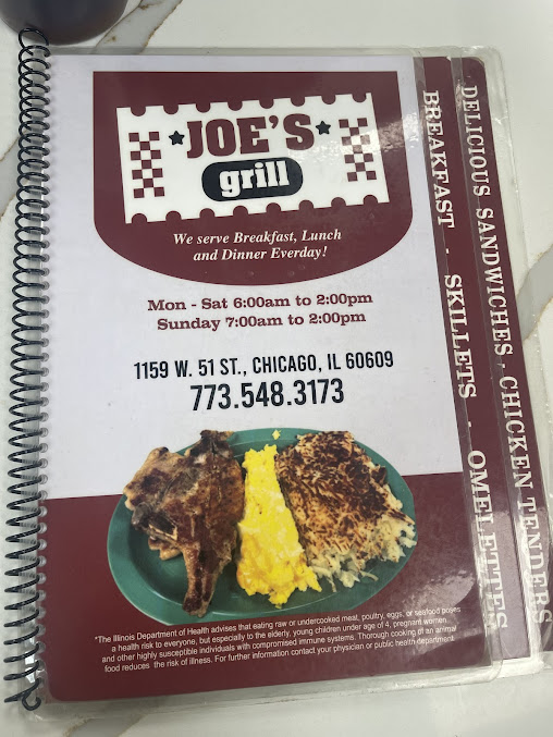 Menu Joe's Grill - 7