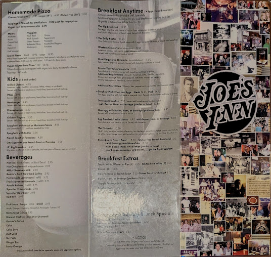 Menu Joes Inn The Fan - 3