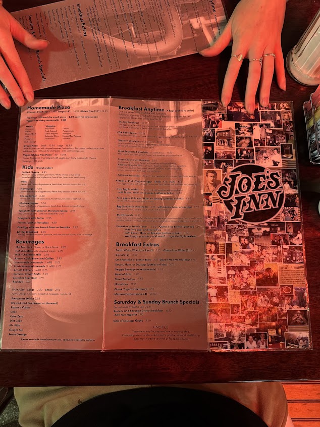 Menu Joes Inn The Fan - 5