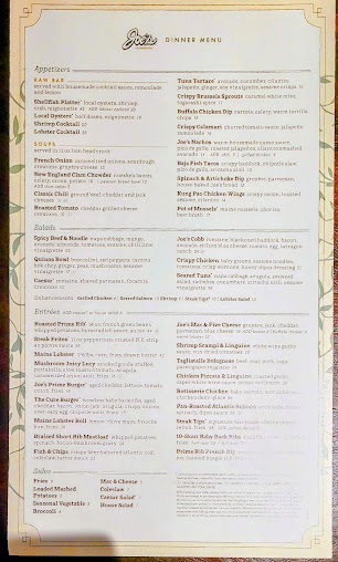 Menu Joe’s On Newbury - 5