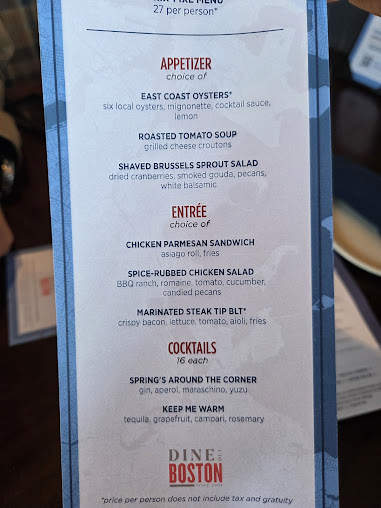 Menu Joe's Waterfront - 0