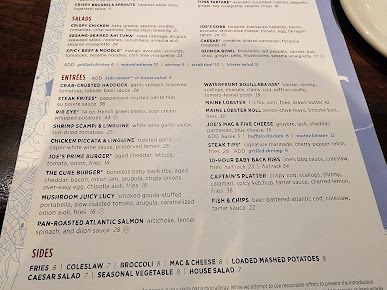 Menu Joe's Waterfront - 5