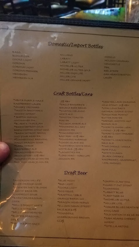 Menu Johnny Blacks Public House - 7