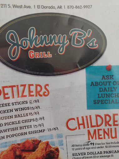 Menu Johnny Bs El Dorado - 6