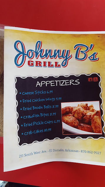 Menu Johnny Bs El Dorado - 9
