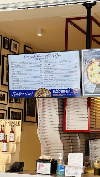 Menu Johnny Gio's Pizza - 1