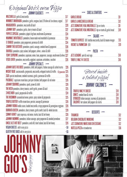 Menu Johnny Gio's Pizza - 6
