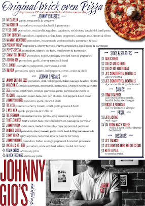 Menu Johnny Gio's Pizza - 7