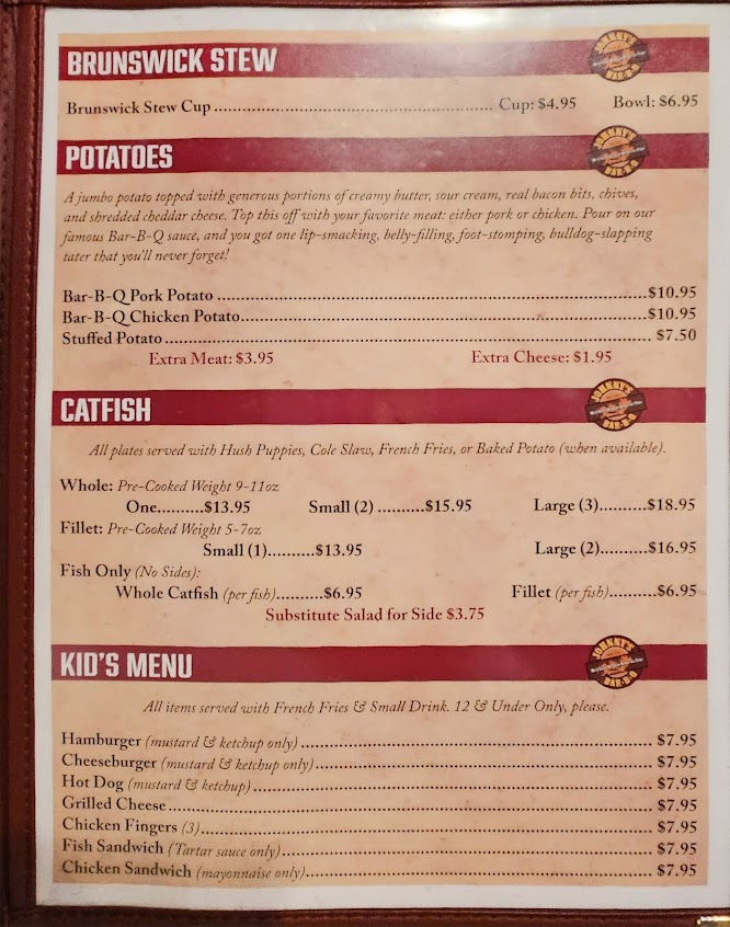 Menu Johnnys Bar B Q - 2