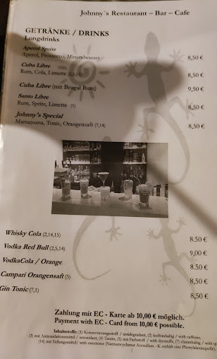 Menu Johnny's Bar - Karibisches Restaurant - 7