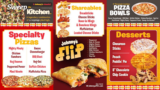 Menu Johnnys Pizza House Monroe - 0