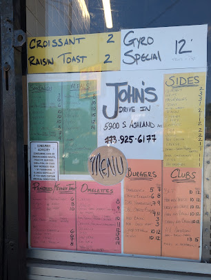 Menu John's Drive-In - 3