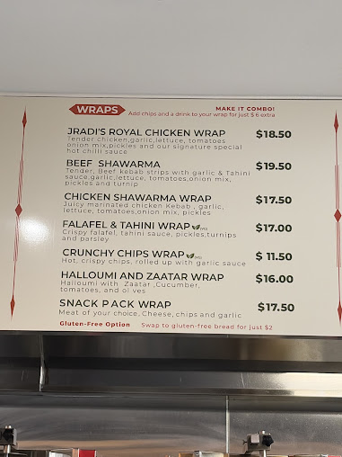Menu Jradi's - 0