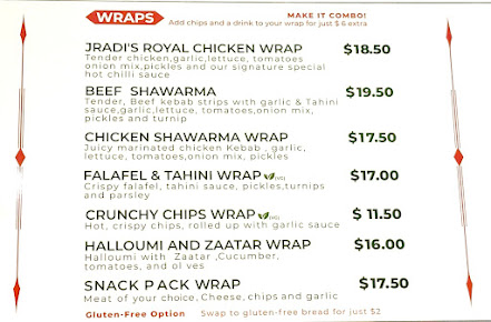 Menu Jradi's - 1