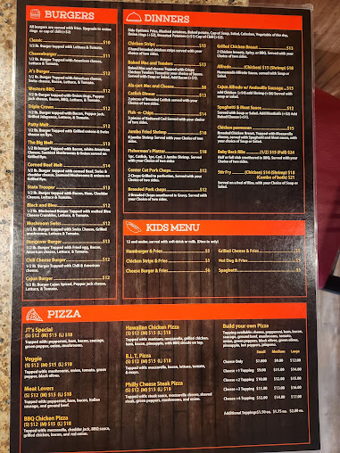 Menu Jts Pub And Grub - 0