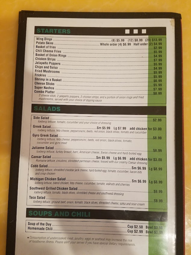Menu Jts Pub And Grub - 8