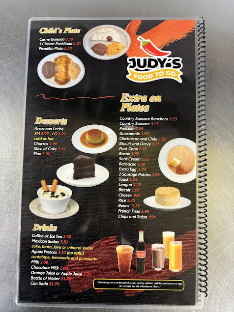 Menu Judys Food To Go - 8