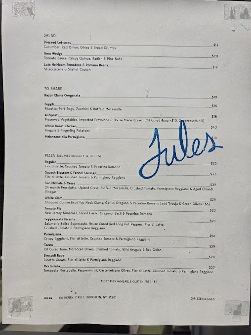 Menu Jules - 3